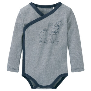 Newborn Wickelbody mit Tier-Motiv
