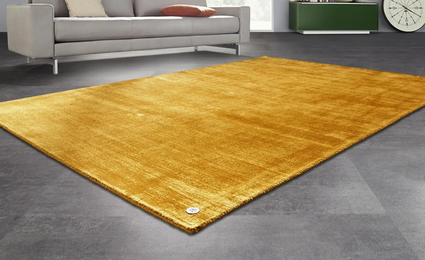 Bild 1 von Kurzflorteppich Shine 85x155 cm  Gold