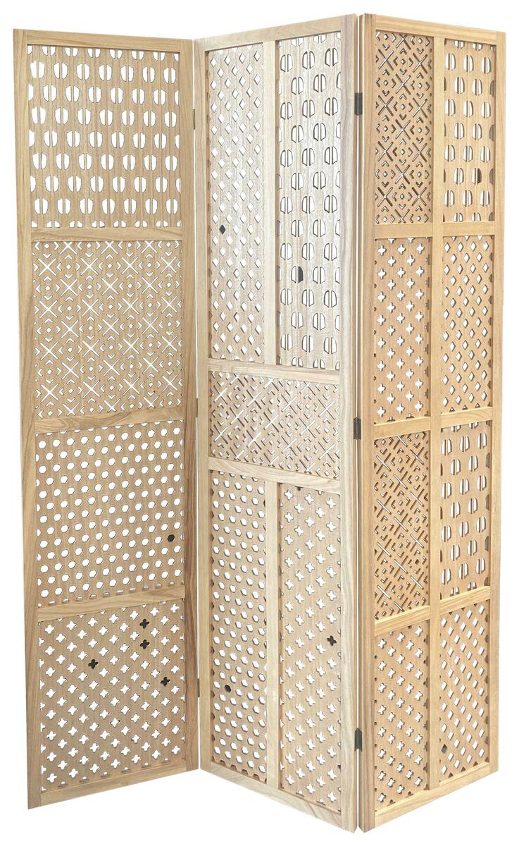 Bild 1 von Paravent Elizabeth in Naturfarben