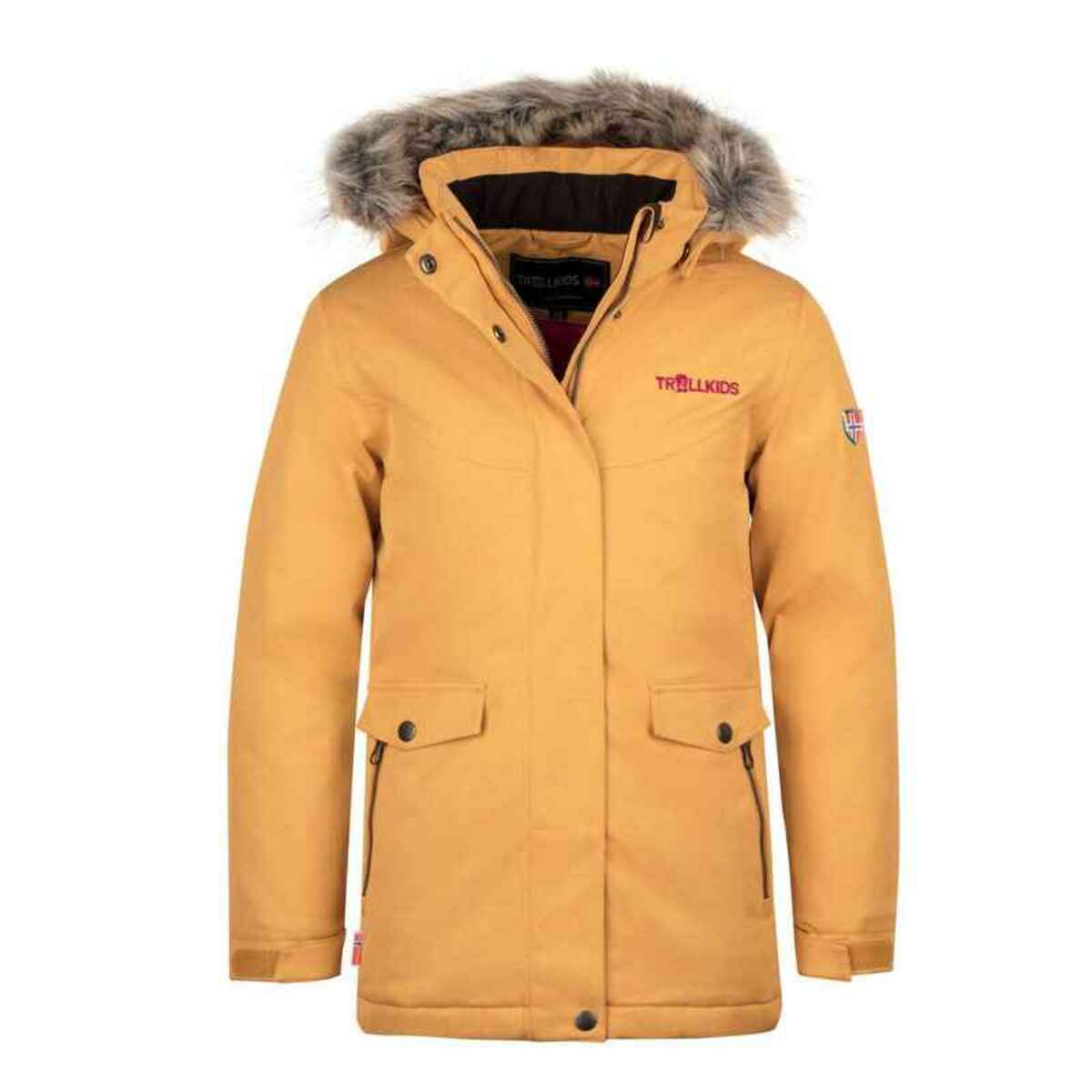 Bild 1 von Mädchen Wintermantel Oslo XT Karamell-Braun/Lachsrosa