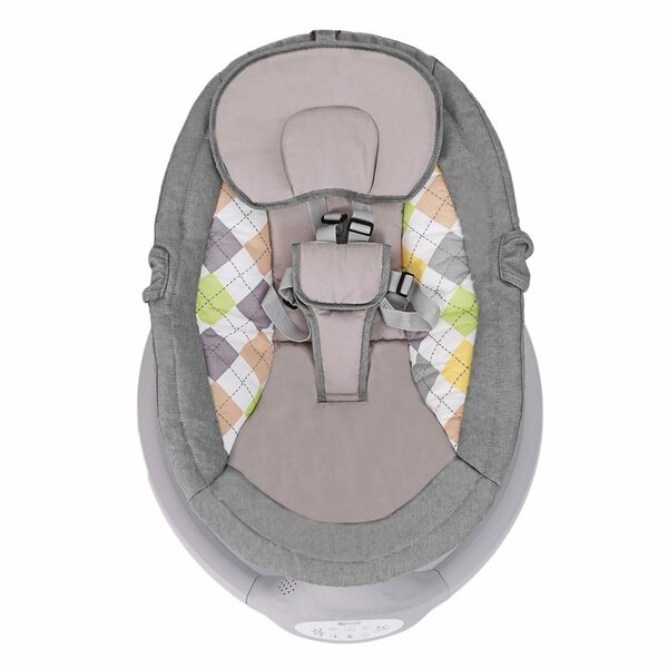Bild 3 von Kimbosmart Babywippe, elektrisch Babyschaukel bluetooth Musik 5 Gang 0-12 Monat max. 9kg