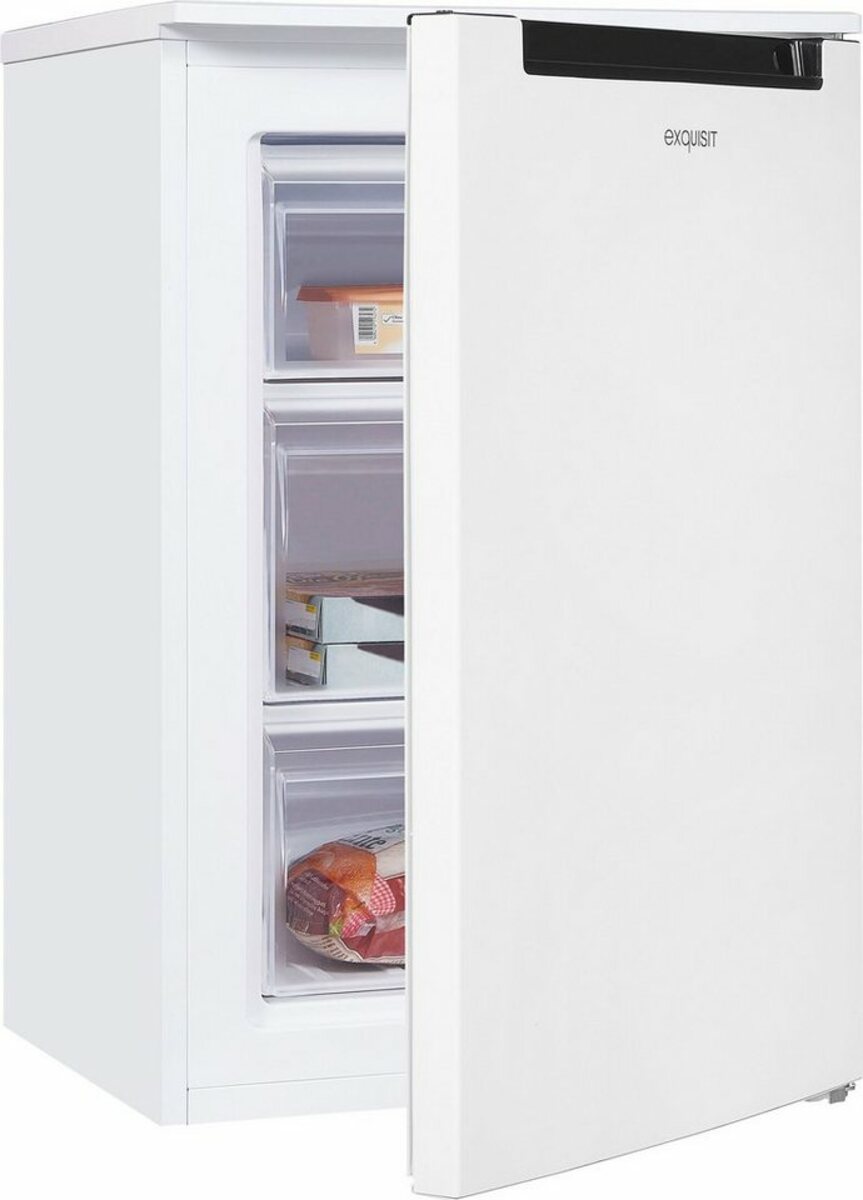 Bild 1 von exquisit Gefrierschrank GS81-040D weiss, 85 cm hoch, 55 cm breit