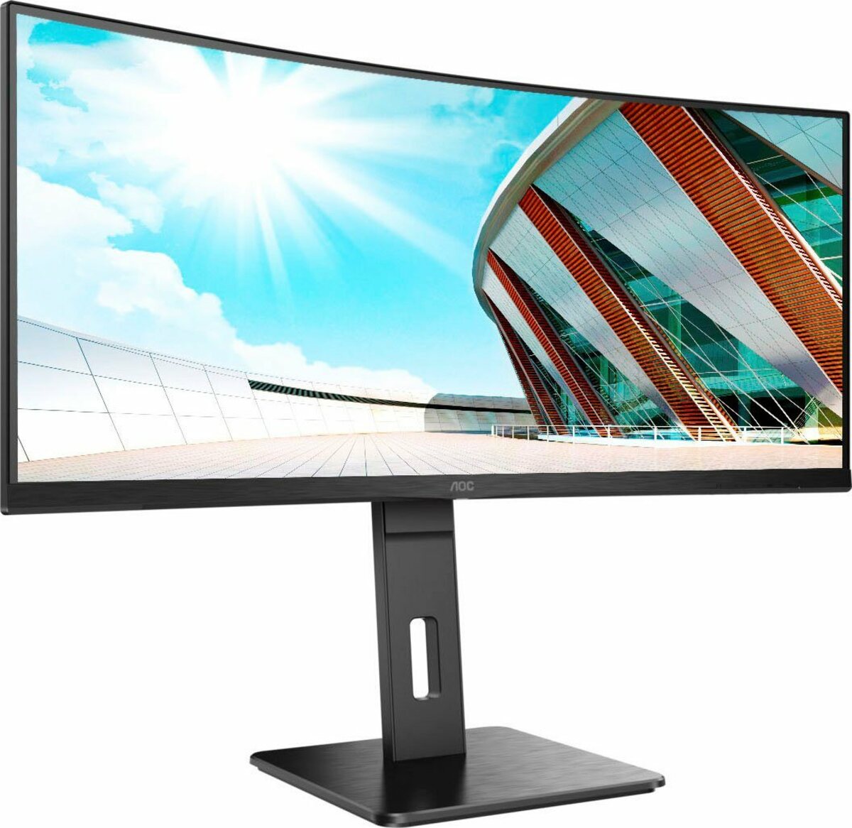 Bild 1 von AOC CU34P2A Curved-Gaming-Monitor (86,4 cm/34 ", 3440 x 1440 px, UWQHD, 1 ms Reaktionszeit, 100 Hz, VA LCD)