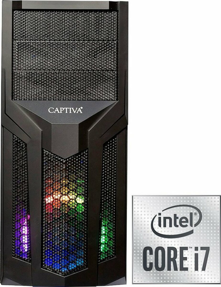 Bild 1 von CAPTIVA G12IG 20V3 Gaming-PC (Intel Core i7 10700F, GeForce RTX 3060Ti, 16 GB RAM, 480 GB SSD, Luftkühlung)