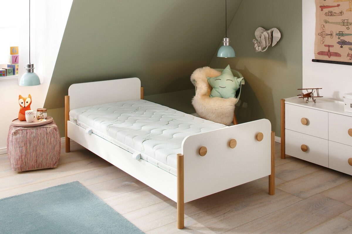 Bild 2 von Kindermatratze Teens Age 10-17, Lüttenhütt, 17 cm hoch, Wendematratze mit zwei unterschiedlich festen Liegeseiten