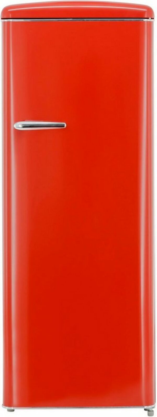 Bild 1 von exquisit Kühlschrank RKS325-V-H-160F rot, 144 cm hoch, 55 cm breit