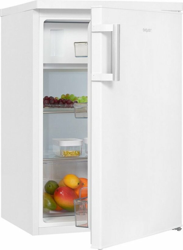 Bild 1 von exquisit Kühlschrank KS16-4-H-010D weiss, 85 cm hoch, 56 cm breit