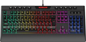 Hyrican Striker ST-GKB8115 (Anti-Ghosting, Multimedia-Tasten, RGB) Gaming-Tastatur