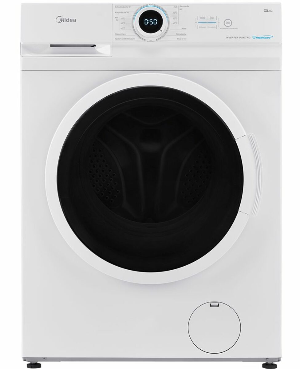 Bild 1 von Midea Waschmaschine MF100W70B-14A, 7 kg, 1400 U/min, Baumwolle Kaltwäsche
