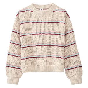 Mädchen Pullover aus Chenille-Garn