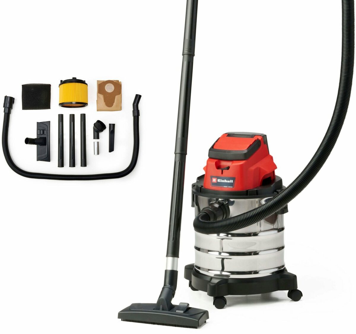 Bild 1 von Einhell Nass-Trocken-Akkusauger TC-VC 18/20 Li S - Solo, 900 W, mit Beutel, Power X-Change, ohne Akku und Ladegerät