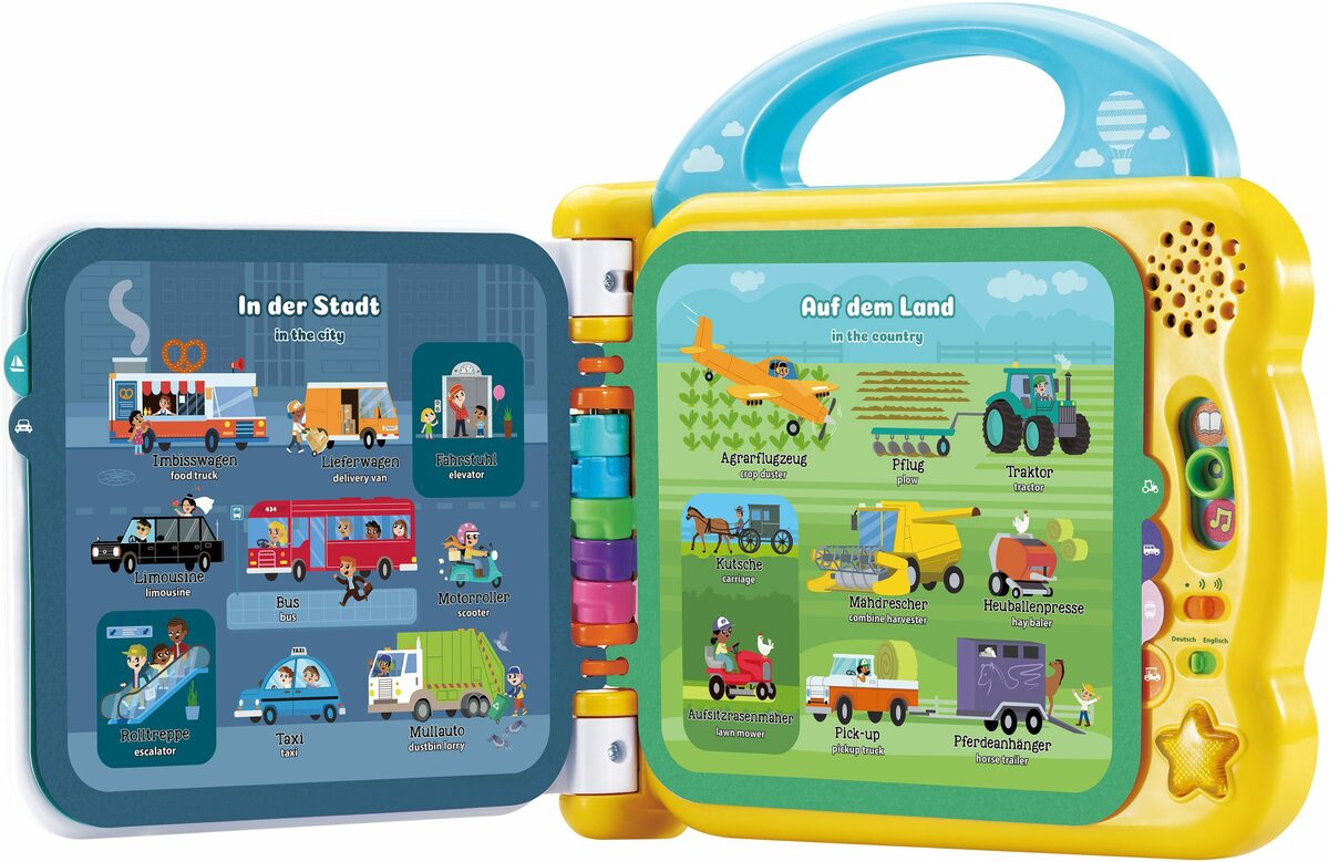 Bild 2 von Vtech® Bilderbuch VtechBaby, Mein 100-Wörter-Buch: Fahrzeuge & Fortbewegungsmittel, mit Sound