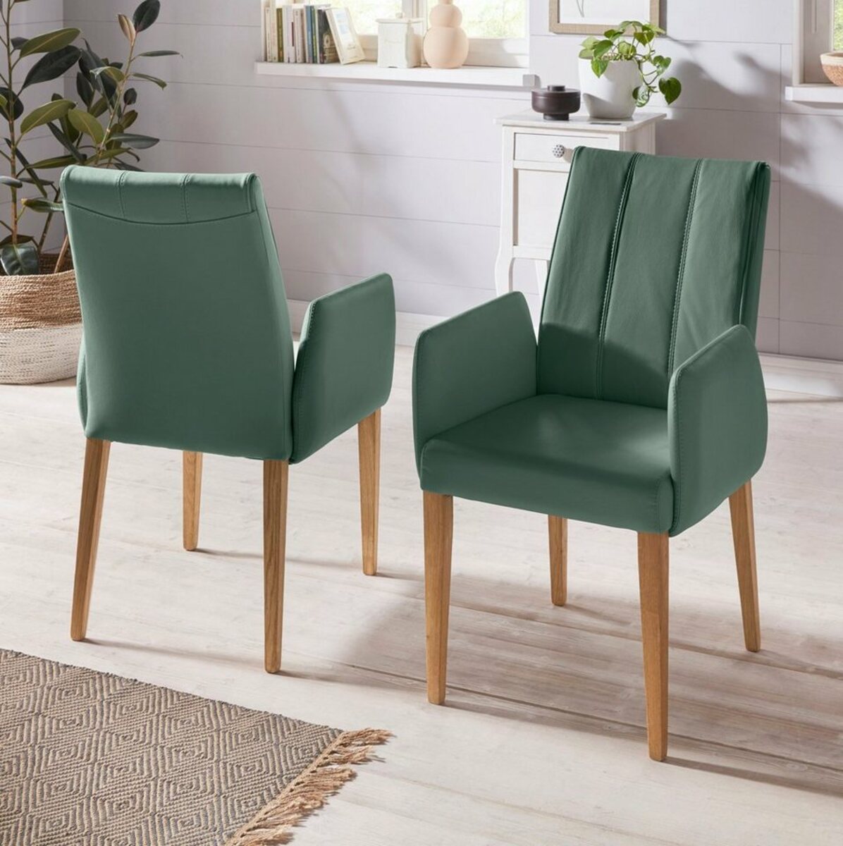 Bild 1 von INOSIGN Armlehnstuhl Claudia, (1 Stück) Rückenlehne mit Steppung