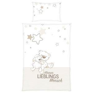 XXXLutz BABYBETTWÄSCHE Braun, Weiß, Beige