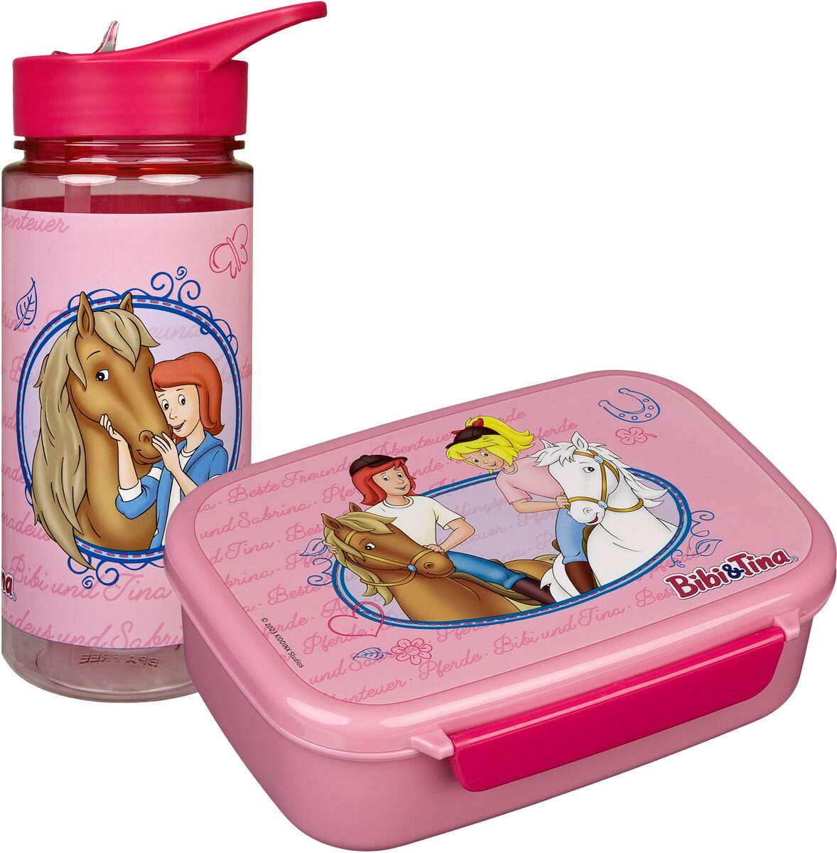 Bild 1 von Scooli Lunchbox Bibi & Tina, Kunststoff, (Set, 2-tlg), Brotzeitdose & Trinkflasche