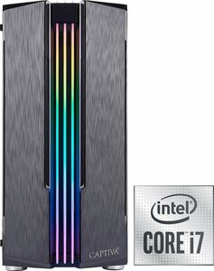 CAPTIVA G15IG 20V2 Gaming-PC (Intel Core i7 10700F, RTX 3070, 16 GB RAM, 1000 GB HDD, 480 GB SSD, Luftkühlung)