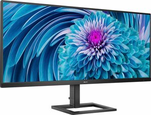 Philips 345E2AE/00 Gaming-Monitor (86,36 cm/34 ", 3440 x 1440 px, WQHD, 4 ms Reaktionszeit, 75 Hz, IPS)