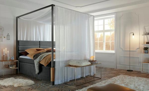 Bild 4 von Himmelbett My Heaven 180 cm H2 Fußfarbe Eiche Anthrazit