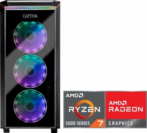 CAPTIVA G19AR 21V1 Gaming-PC (AMD Ryzen 7 5800X, Radeon RX 6800 XT, 32 GB RAM, 2000 GB HDD, 500 GB SSD, Luftkühlung)