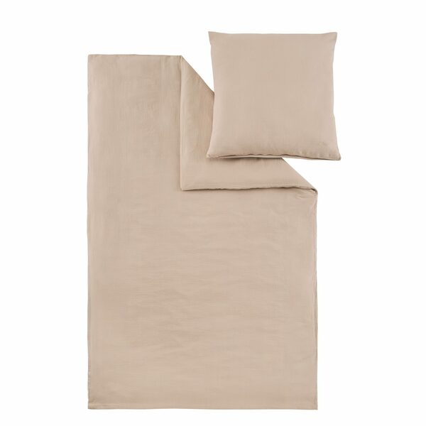 Bild 2 von Bettwäsche Musselinbettwäsche, s.Oliver, Musselin, Markenbettwäsche in moderner Crinkle-Optik mit Logo-Stickerei