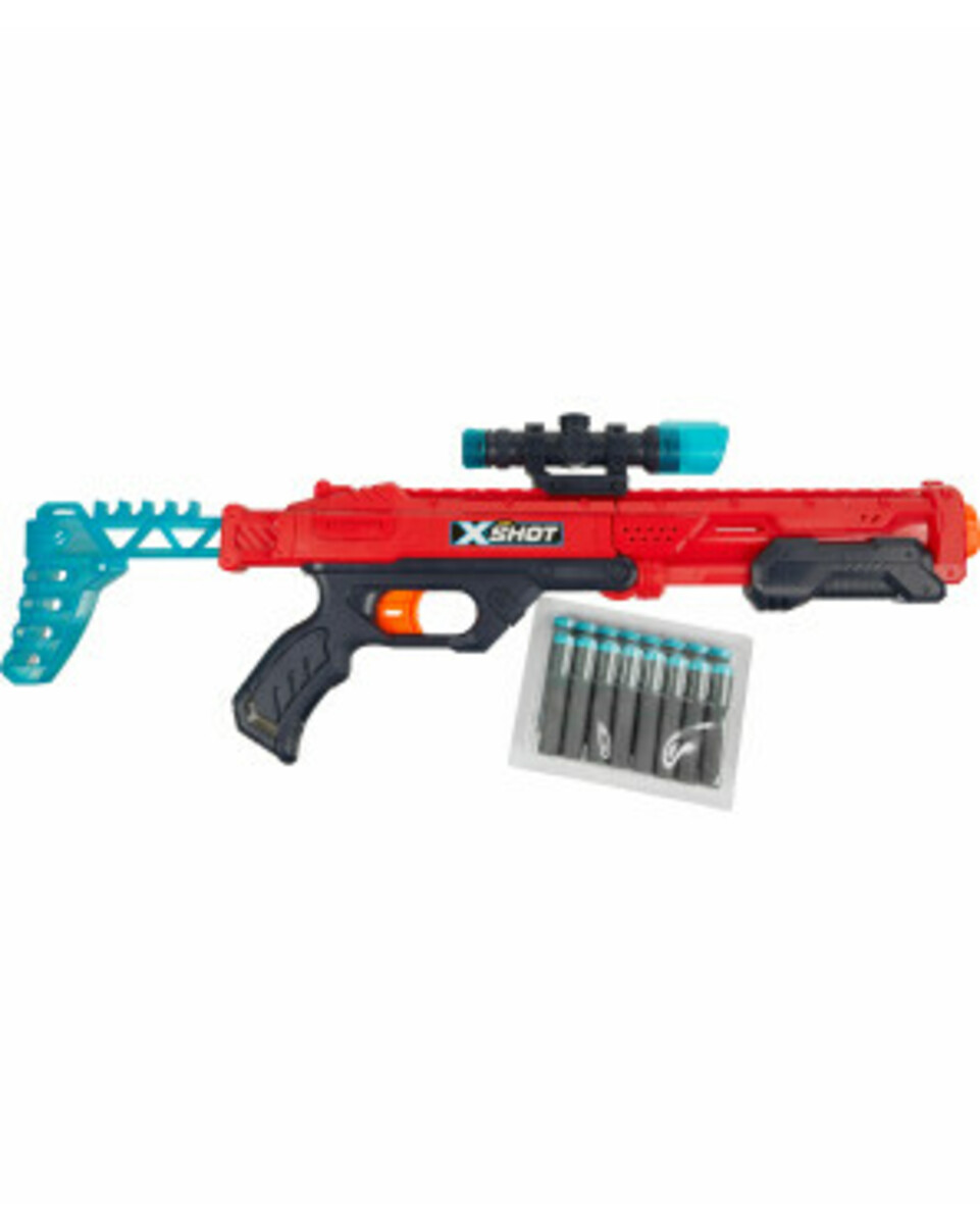Bild 1 von Spielzeuggewehr
       
       ZURU, X-SHOT Hawk Eye
   
      rot