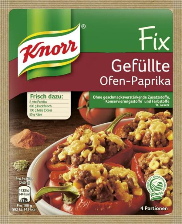 Bild 1 von Knorr Fix für Gefüllte Ofen-Paprika