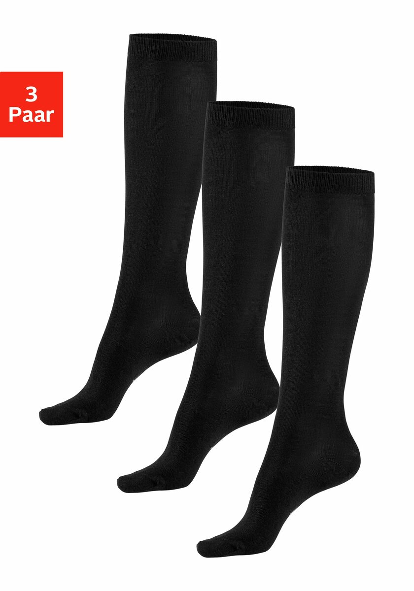 Bild 1 von Bench. Socken (3-Paar) Wollsocken aus flauschigem Material mit 53% Wolle