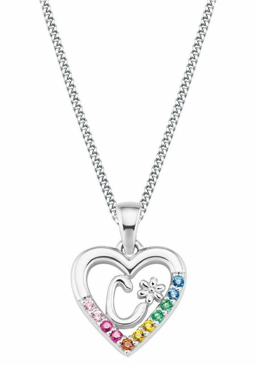 Bild 1 von Prinzessin Lillifee Kette mit Anhänger Herz/Buchstaben, 2027876, mit Zirkonia