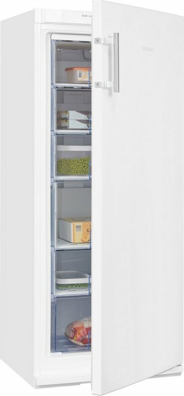 Bild 1 von exquisit Gefrierschrank GS22-H-280E weiss, 145 cm hoch, 60 cm breit