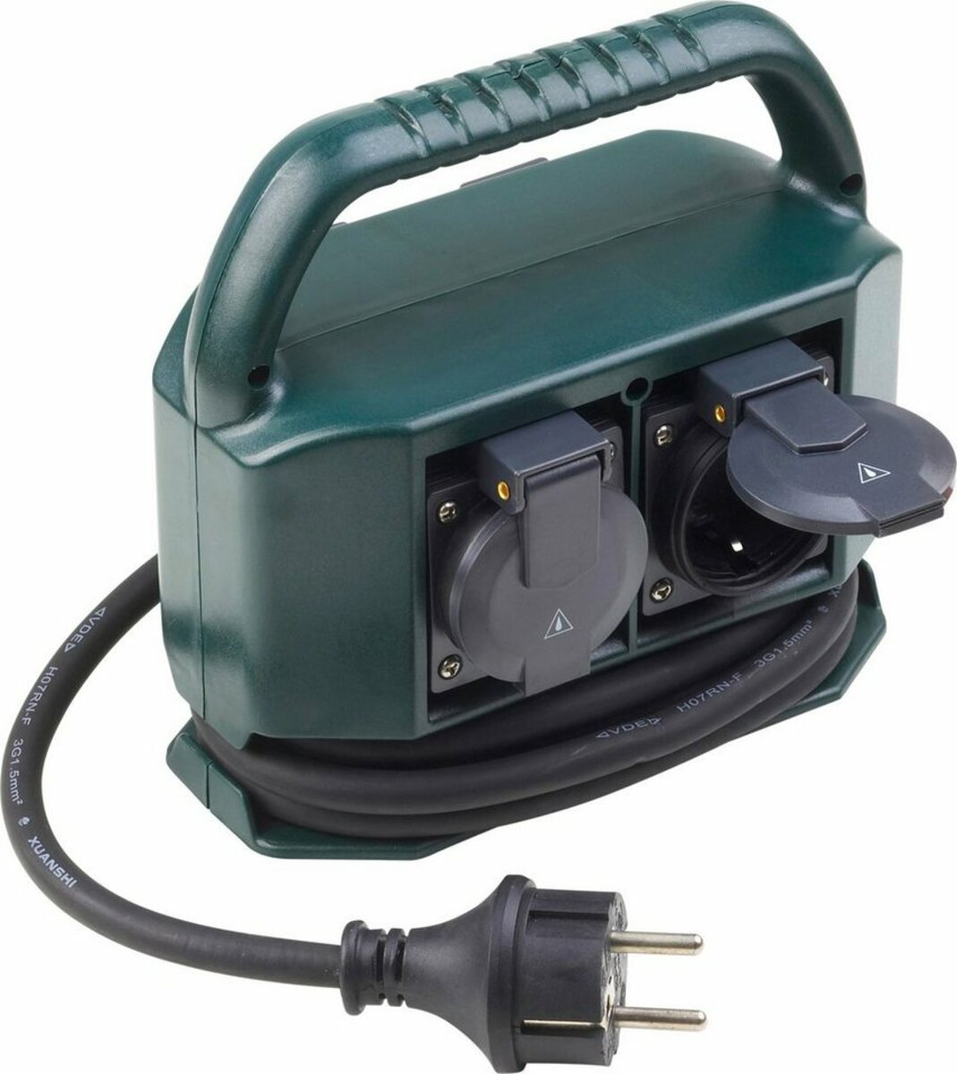 Bild 1 von meister Stromverteiler, 4-fach, 2 m, IP44