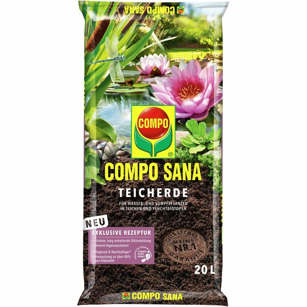 Bild 1 von Compo Sana Teicherde 720 l (36 x 20 l) 1 Halbpalette