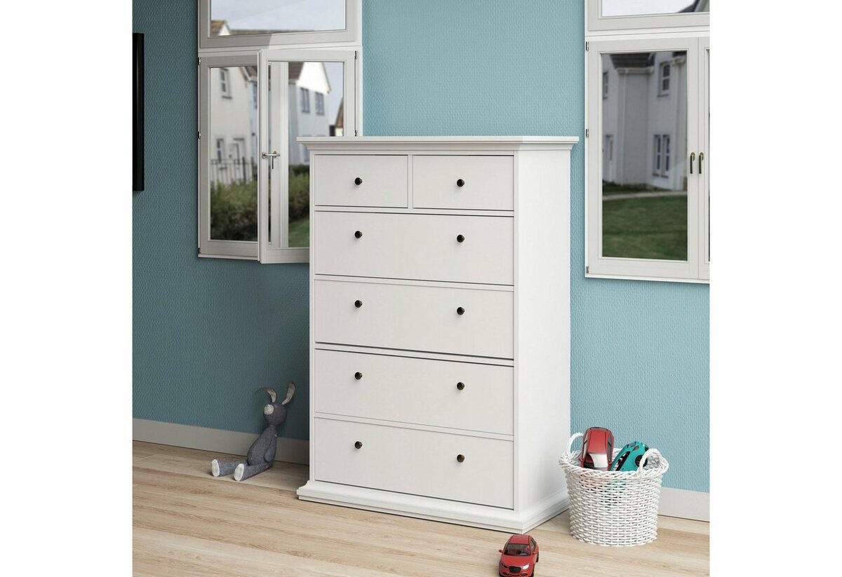 Bild 1 von Home affaire Sideboard Paris, in einer Holzoptik, mit einer Kranzprofil Leiste oben und unten