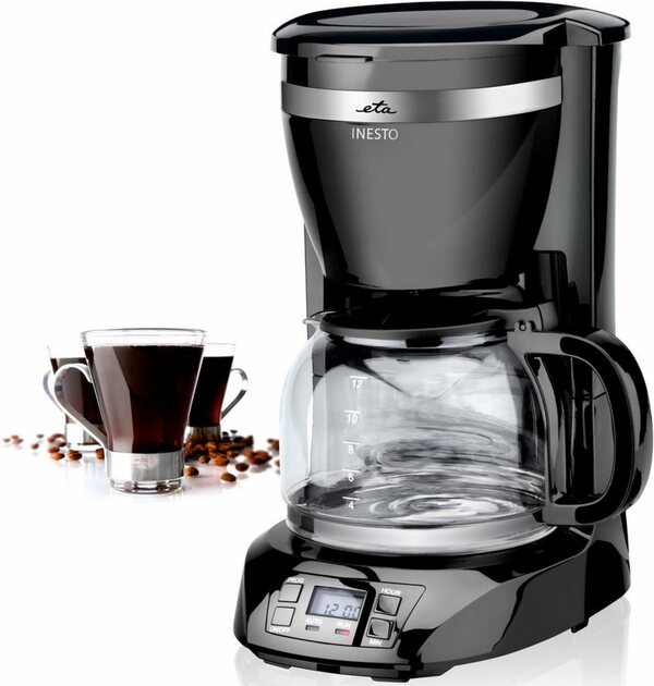 Bild 1 von eta Filterkaffeemaschine INESTO ETA317490000, 1,5l Kaffeekanne, Korbfilter, Permanentfilter 1x4