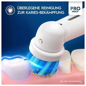 Oral B Elektrische Zahnbürste Pro Kids Disney 100, Aufsteckbürsten: 1 St., für Kinder ab 3 Jahren