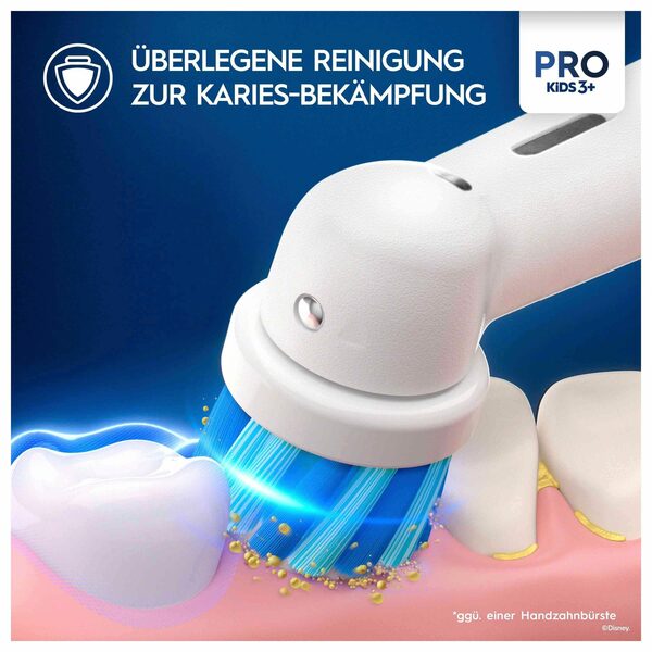 Bild 1 von Oral B Elektrische Zahnbürste Pro Kids Disney 100, Aufsteckbürsten: 1 St., für Kinder ab 3 Jahren