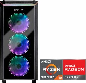 CAPTIVA G15AR 21V1 Gaming-PC (AMD Ryzen 5 5600X, Radeon RX 6800, 16 GB RAM, 1000 GB SSD, Luftkühlung)
