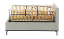 Bild 4 von Polsterbett mit Bettkasten Delphi Variante D 180 cm ohne Matratzen Hellgrau
