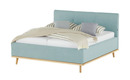 Bild 2 von Polsterbett mit Bettkasten Delphi Variante A 180 cm ohne Matratzen Eisblau