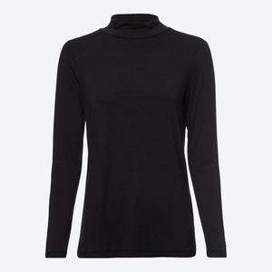 Damen-Langarmshirt mit Stehkragen