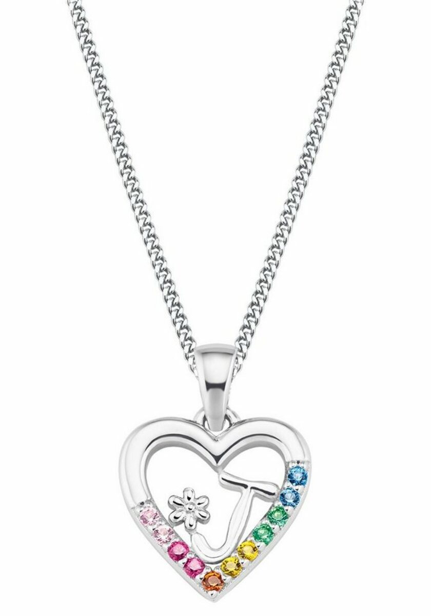 Bild 1 von Prinzessin Lillifee Kette mit Anhänger Herz/Buchstaben, 2027876, mit Zirkonia