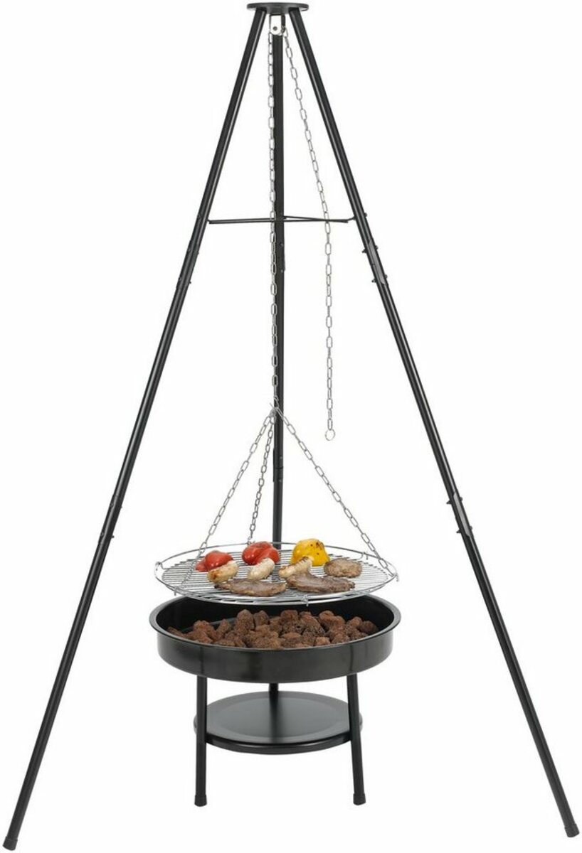 Bild 1 von Tepro Holzkohlegrill Schwenkgrill Cary, BxTxH: 110x110x162 cm