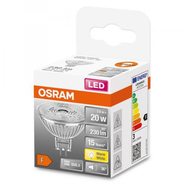 Bild 1 von Osram LED Star MR16 2,6W warmweiß