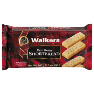 Walkers Pure Butter Shortbread Fingers, Stem Ginger, Chocolate Chunk