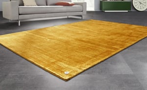 Kurzflorteppich Shine 140x200 cm Gold