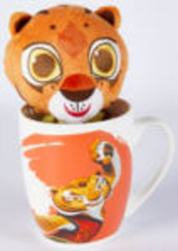 Bild 3 von Lizenztasse mit Plüschtier