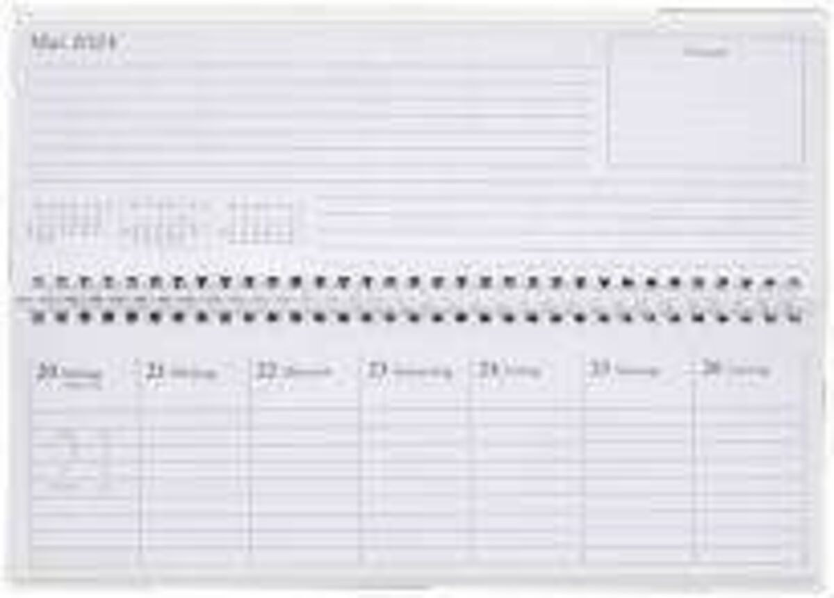 Bild 1 von Schreibtischkalender