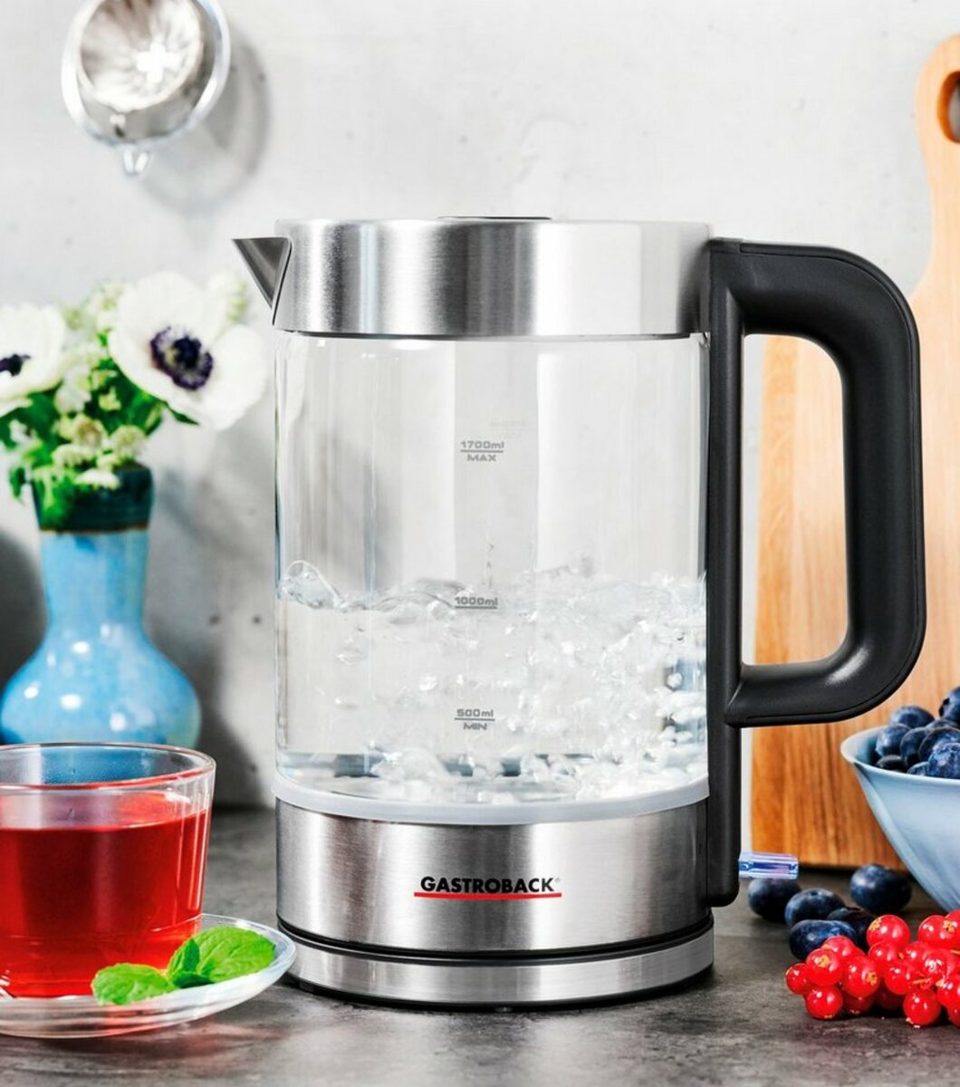 Bild 1 von Gastroback Wasserkocher Design Basic, 1,7 l, 3000 W