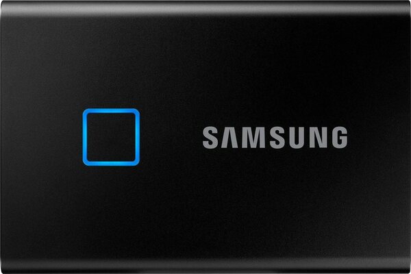 Bild 1 von Samsung Portable SSD T7 Touch 1TB externe SSD (1 TB) 1050 MB/S Lesegeschwindigkeit, 1000 MB/S Schreibgeschwindigkeit