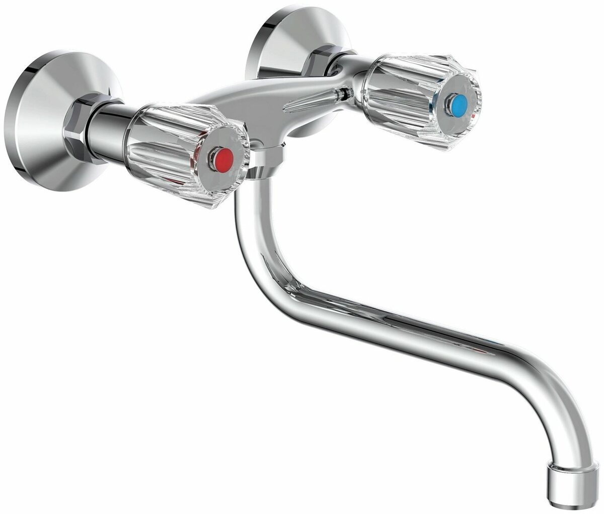 Bild 1 von Schütte Spültischarmatur Brillant schwenkbarer Wasserhahn Küche für Wandmontage, Chrom, Hochdruck