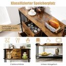 Bild 3 von COSTWAY Konsolentisch Sideboard, mit 2 Schubladen und 2 Fächern, 100cm